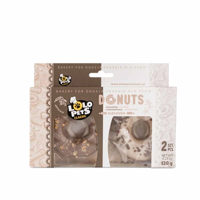 Lolo Pets Classic Donut Vanilla & Peanutbutter 2Pack